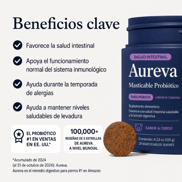 Premio suave con probióticos