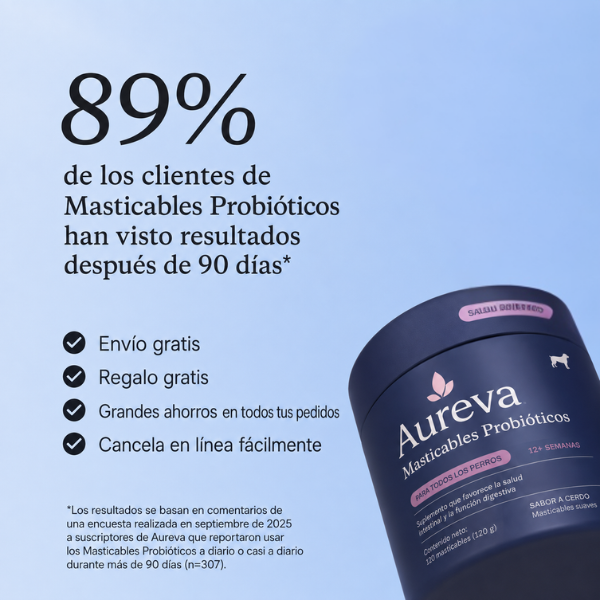 Premio suave con probióticos